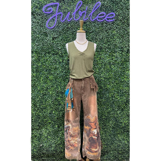 Wild Horses Fringe Pants