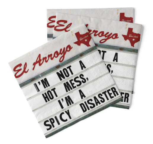 El Arroyo Cocktail Napkin (20 Pack) - Spicy Disaster