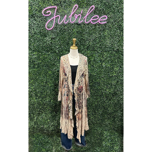 Britta Vintage Inspired Cardigan Duster