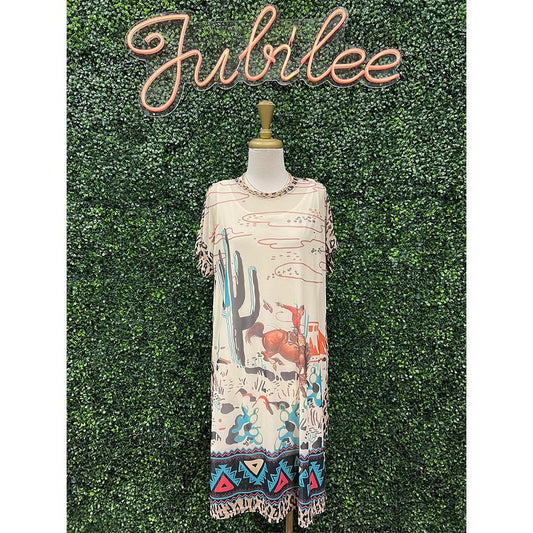 Wisteria Western Inspired Dress