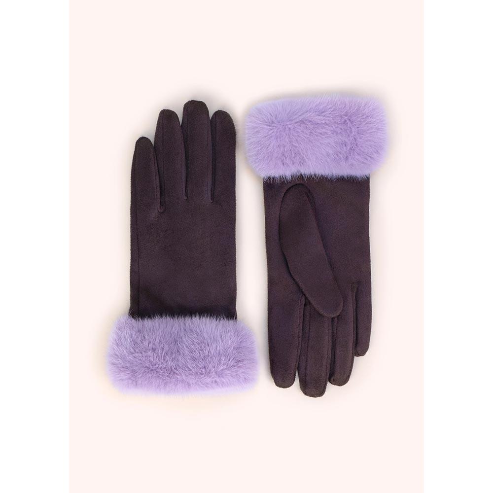 Damson Bettina Faux Fur Gloves