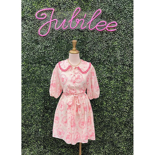 Maisie Pink Pony Dress