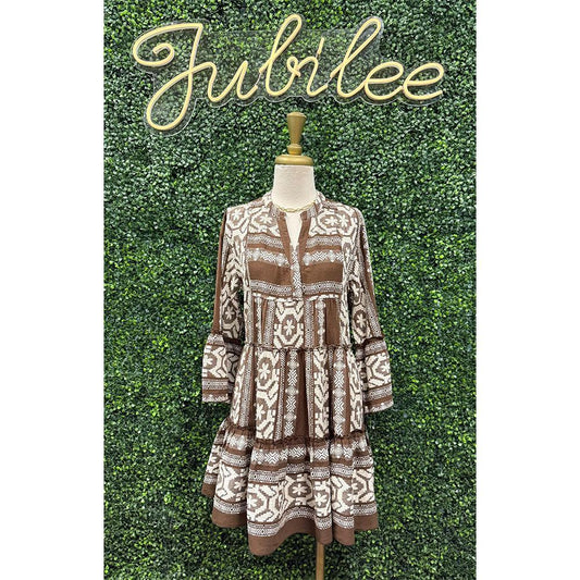 Brown Sophia Dress