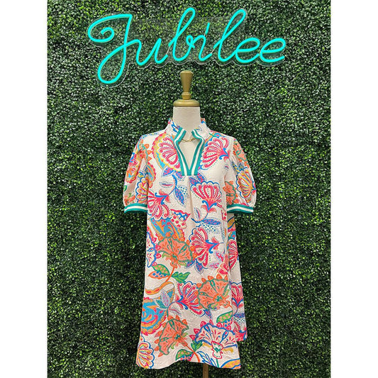 Beeba Paisley Mini Dress