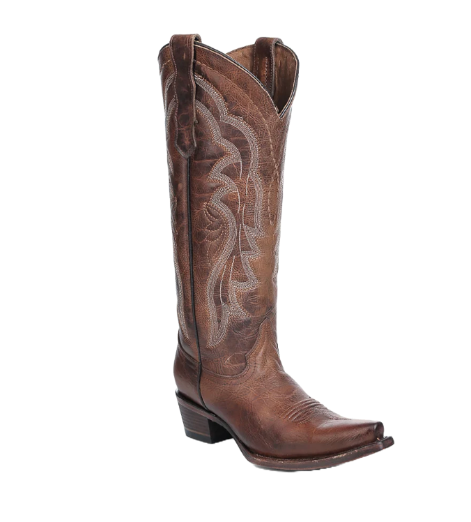 Shedron Snip Toe Brown Western Boot (L6181) from Circle G By Corral