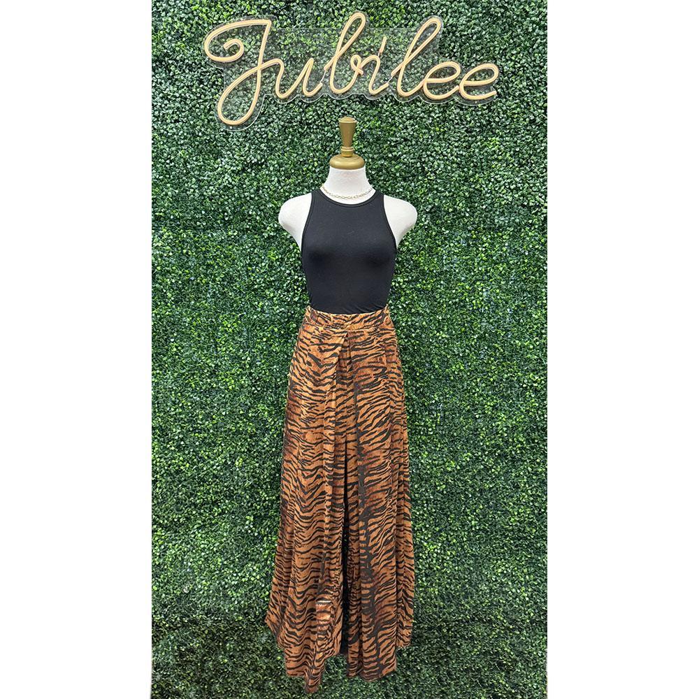 Tisha Tiger Print Pants