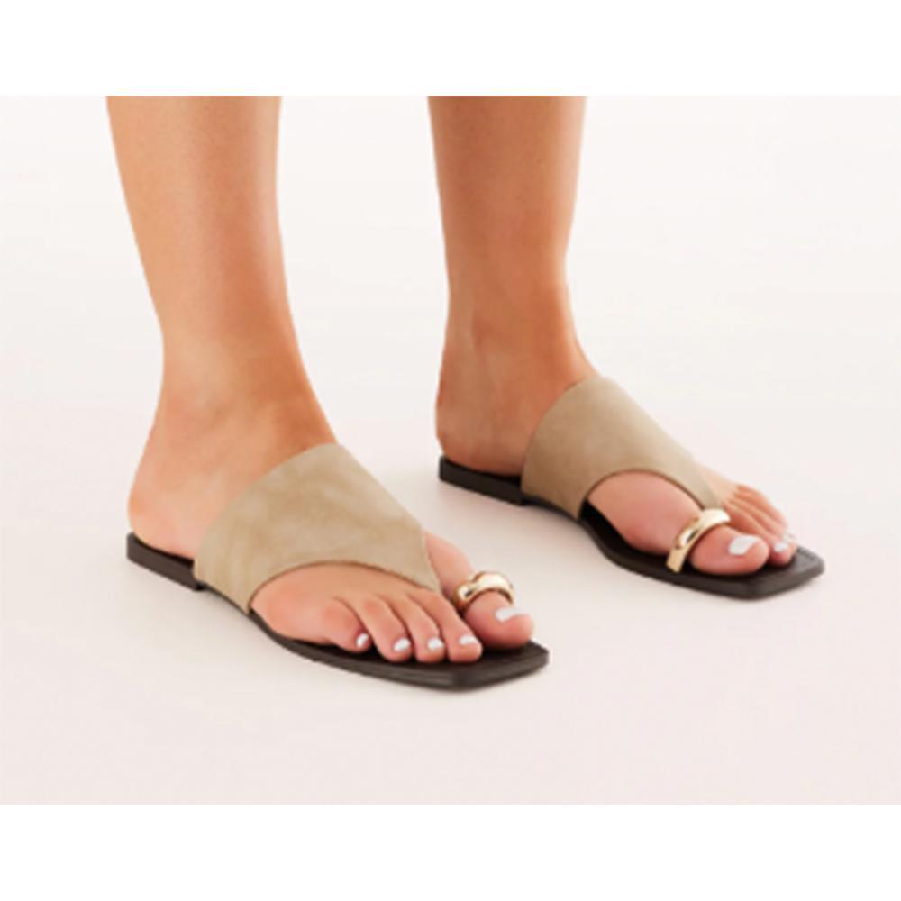 Antonella Taupe Nubuck Sandal