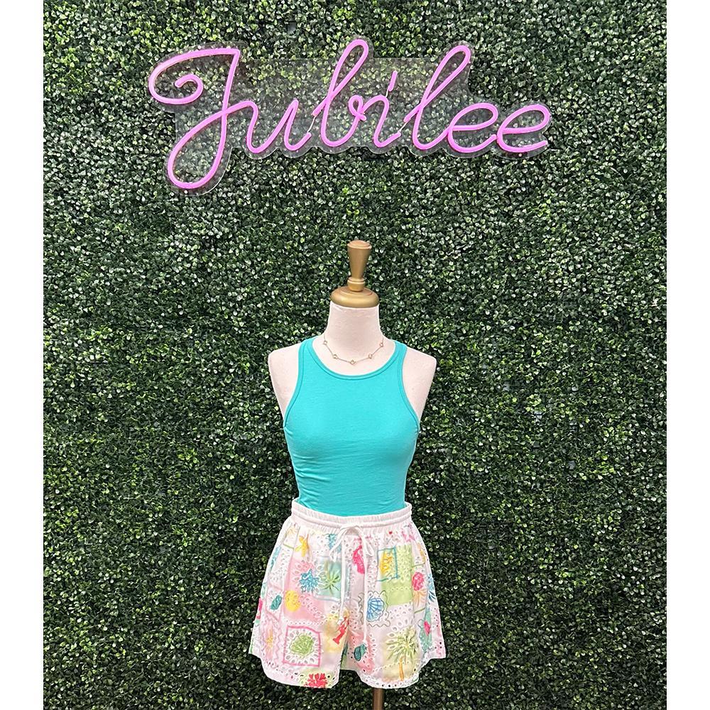 Beach Theme Lace Shorts