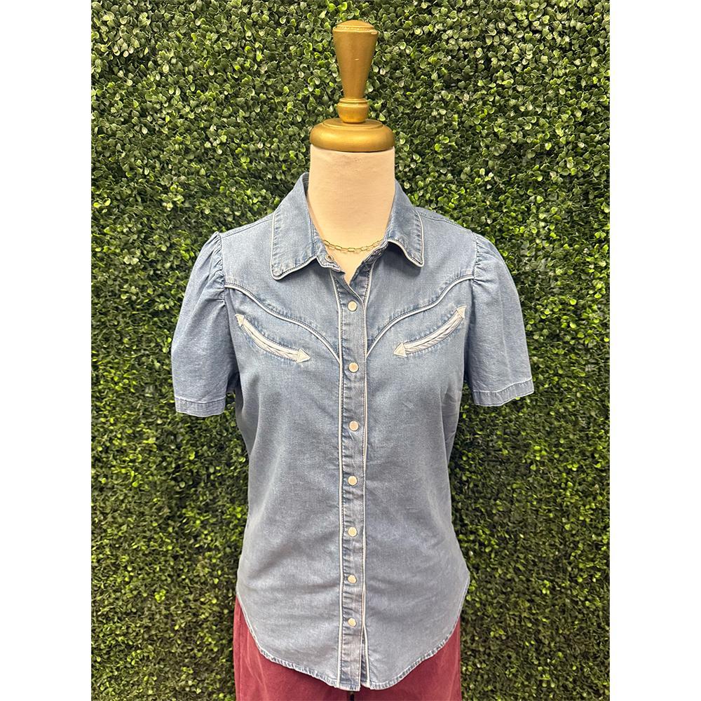 Libby Denim Button Up