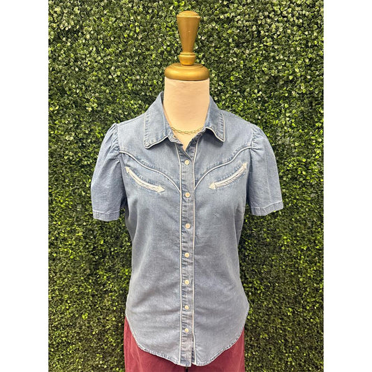 Libby Denim Button Up