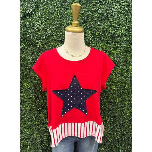 Cassidy Star Patch Sleeveless Top
