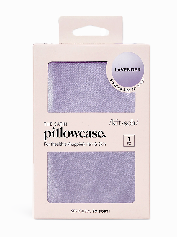Lavender Satin Pillowcase KITSCH