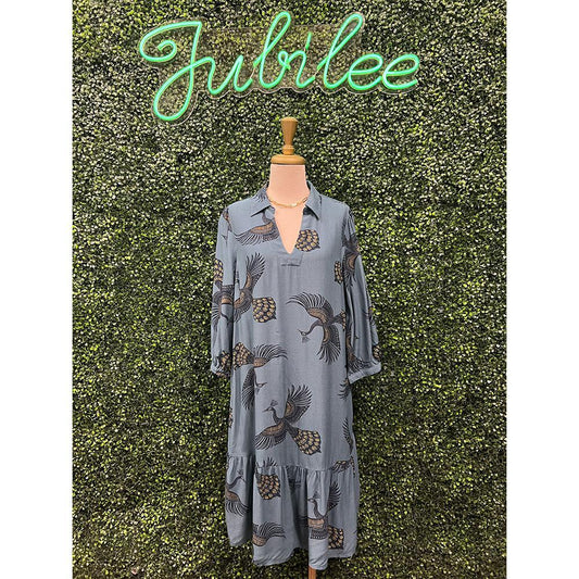Harpreet Navy Dress