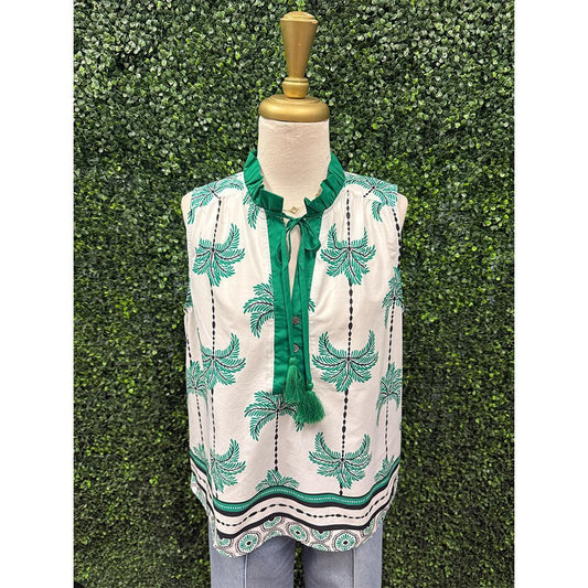 Jessa Green Botanical Top