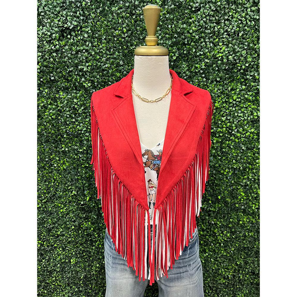 Red Star Fringe Shrug