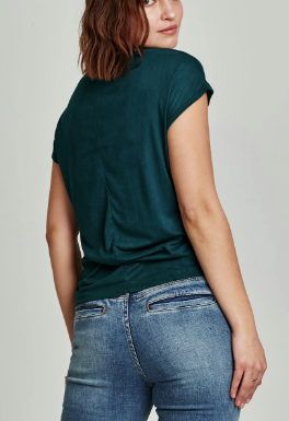 Lacey Spruce Dolman Sleeve Top