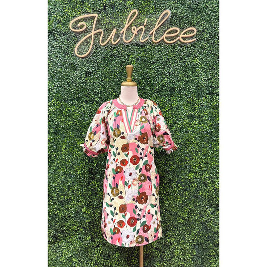 Liv Floral Poplin Mini Dress