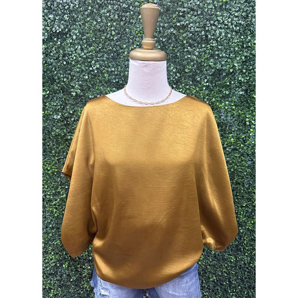 Butterscotch Drop Shoulder Blouse