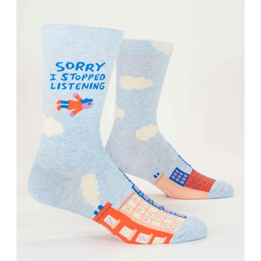 Sorry I Stopped Listening M-Crew Socks