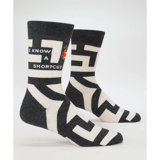 I Know A Shortcut Men's Socks