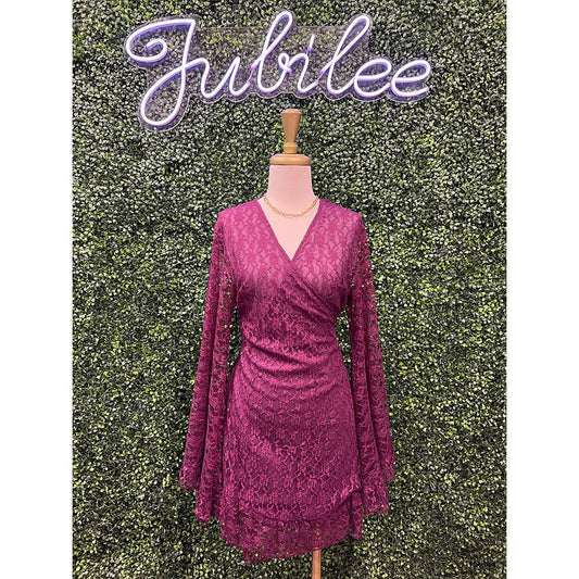 Fairy Boho Lace Wrap Dress