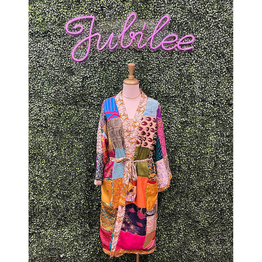 Silk Patch Kimono