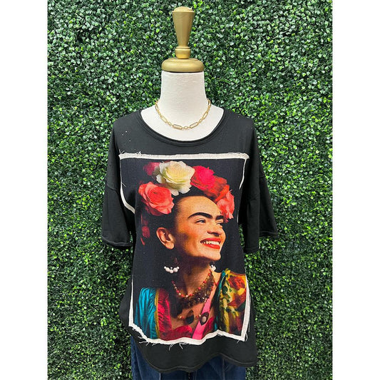 Frida Kahlo Print Top