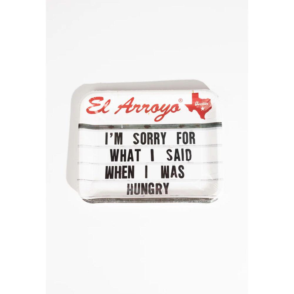 Party Plates (Pack of 12) - When I Was Hungry