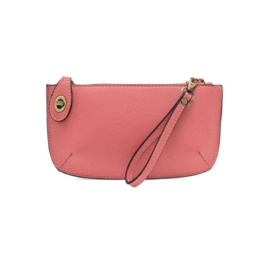 Jellyfish Pink Mini Crossbody Wristlet Clutch