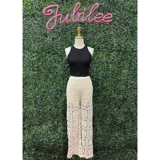 Nia Natural Crochet Bottoms