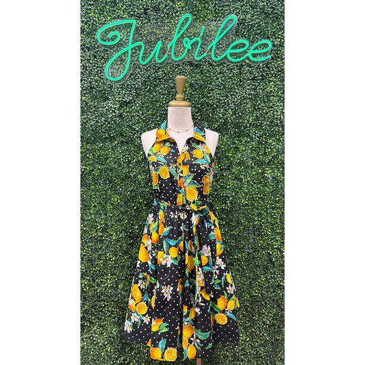 Kass Lemon Sleeveless Dress