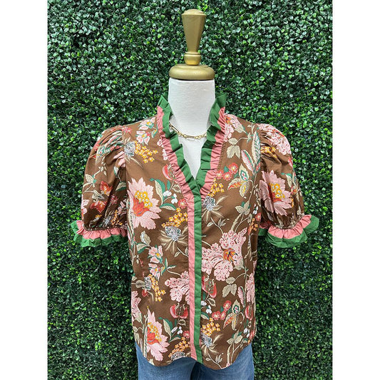 Jianna Floral Print Top