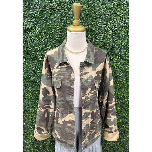 Camo Oversized Risen Jacket