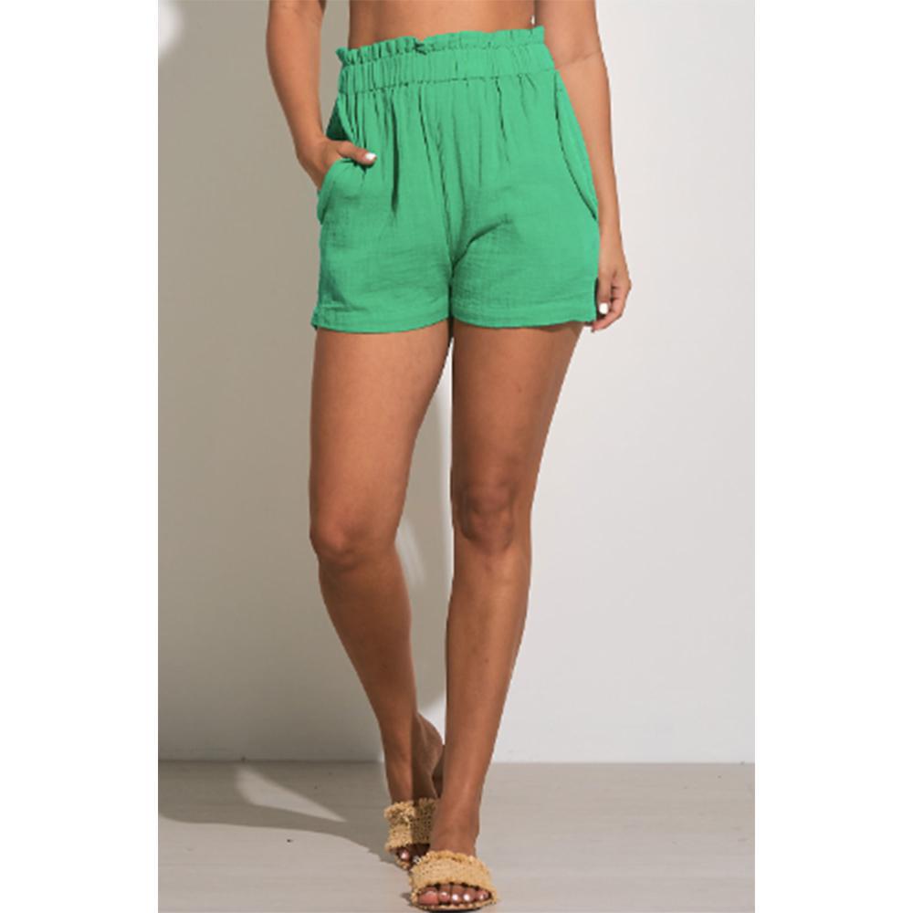 Elan Green Shorts