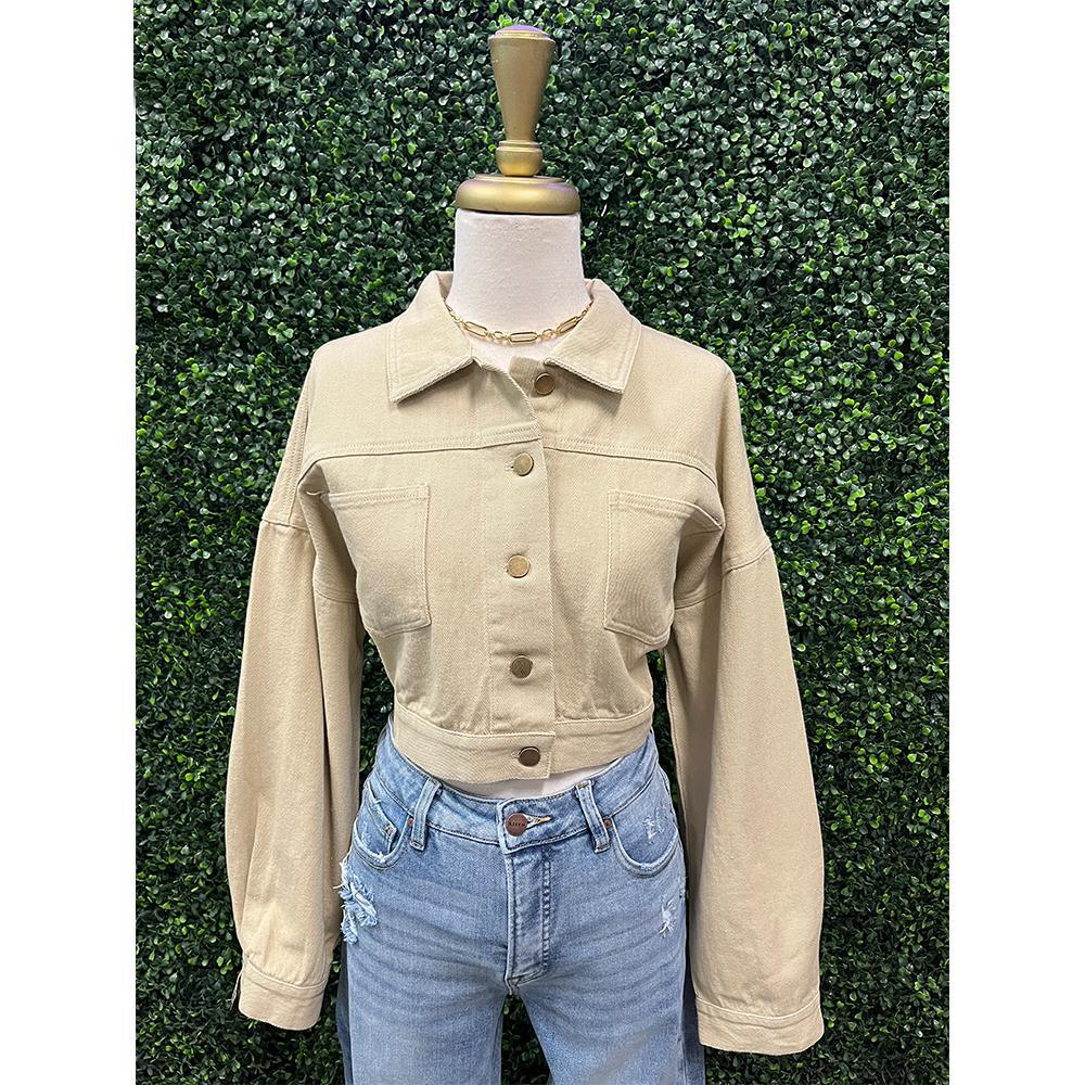 Haley Khaki Horse Jacket