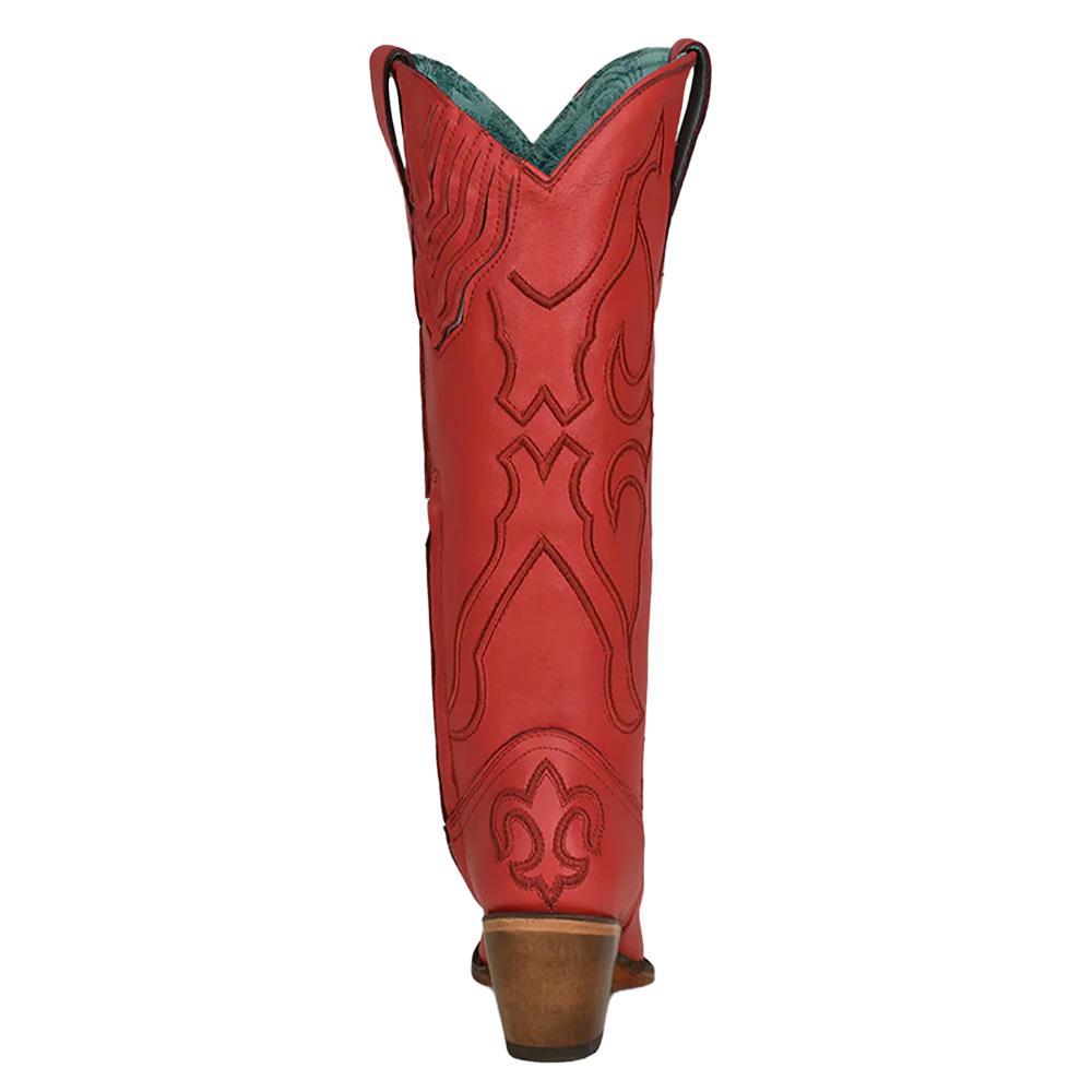 Corral Red Embroidery Cowboy Boots Z5073