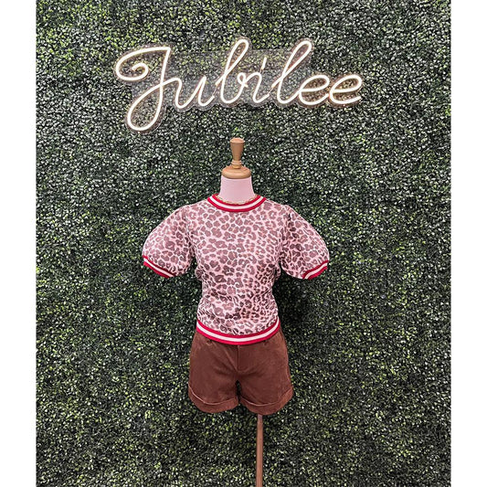 Presley Chocolate Faux Suede Short