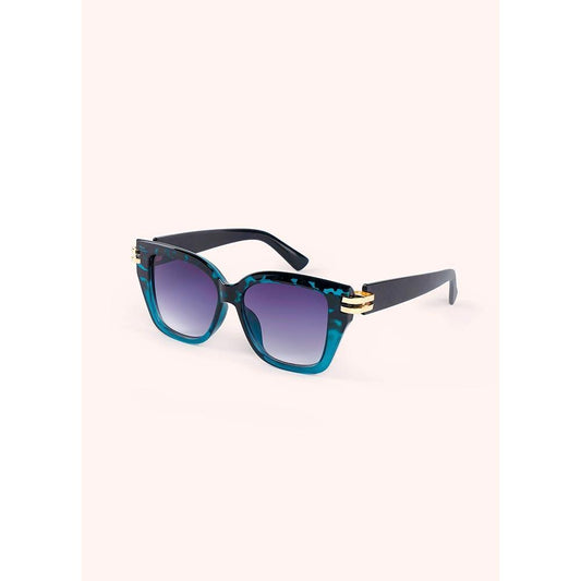 Philomena Sunglasses - Teal Tortoiseshell