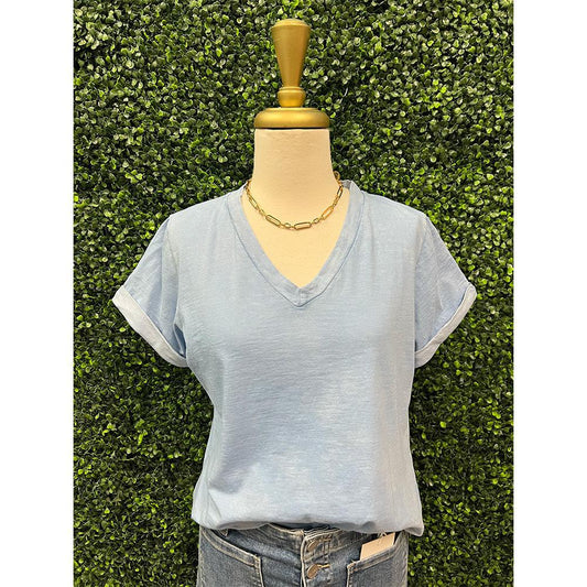 Baby Blue Basic Tee