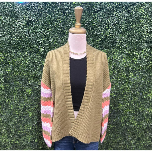 Pippa Green Multi Cardigan