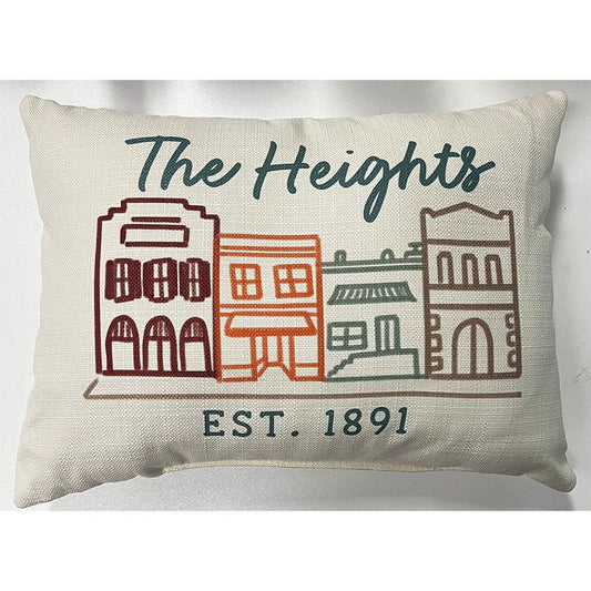 Main Street Hometown Fall Tone Pillow