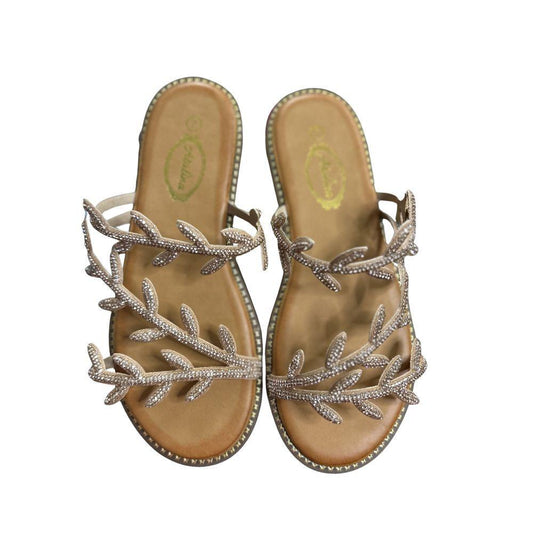 Champagne Leaf Sandals