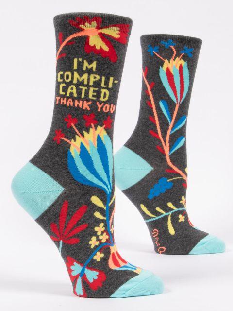 I'm Complicated Thank You Women's Socks by Blue Q