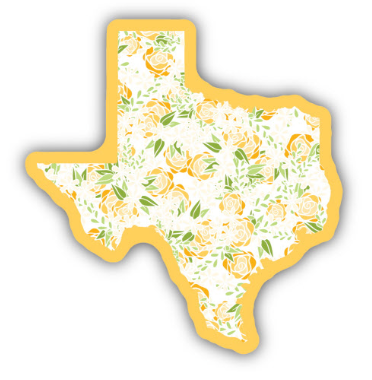 Yellow Rose Texas Sticker