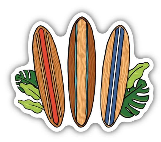 Surfboards Sticker