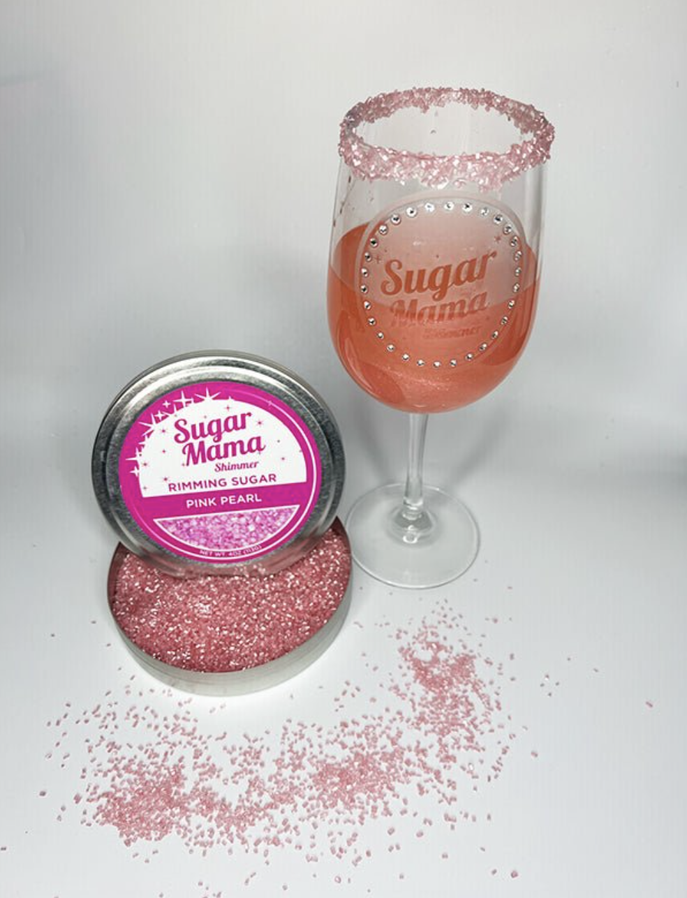 Rose Gold Shimmer  Edible Glitter for Drinks – Sugar Mama Shimmer