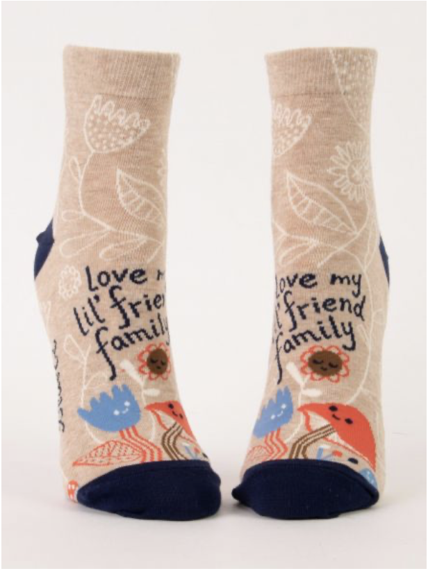 Love My Lil' Friend Family Ankle Socks By Blue Q