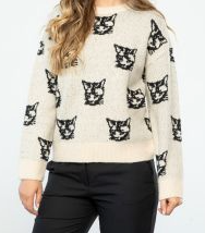 Cat Pattern Sweater