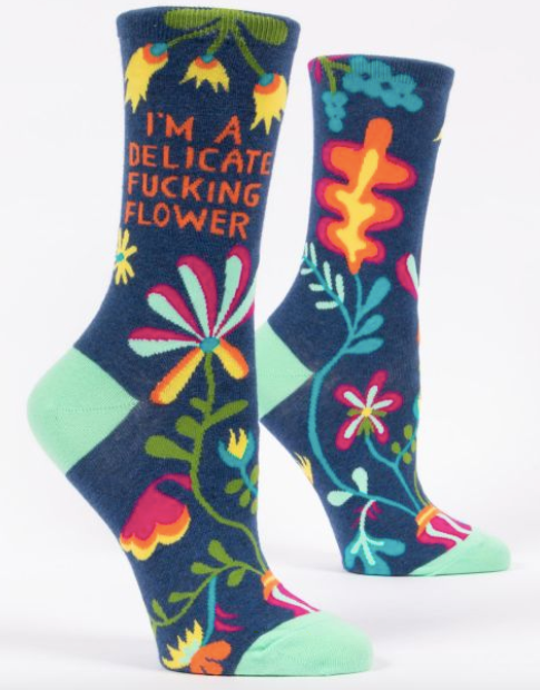 I'm a Delicate Fucking Flower Women's Socks by Blue Q