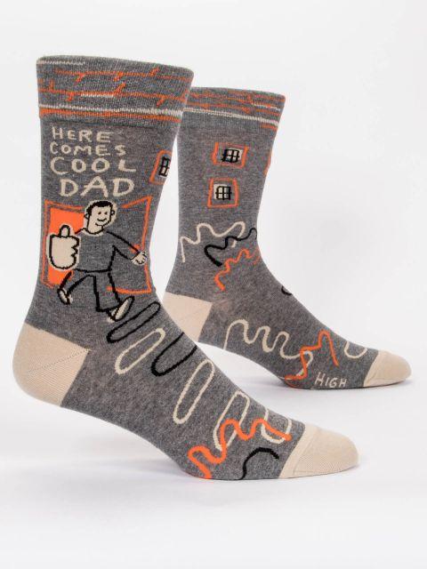 Here Comes Cool Dad Men's Socks by Blue Q